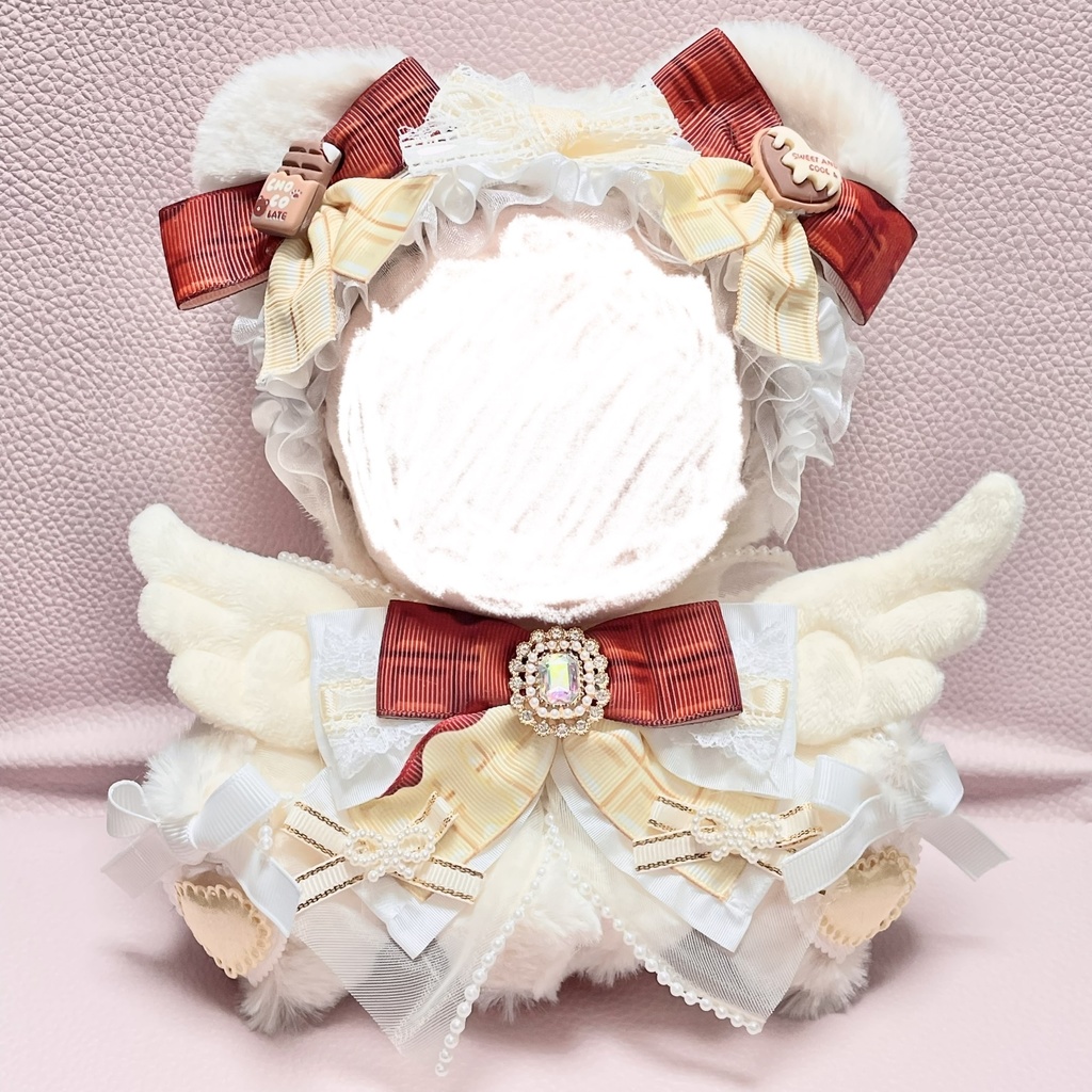 Mサイズぬい服🤍🍫White&milk chocolate angel (裏地あり)