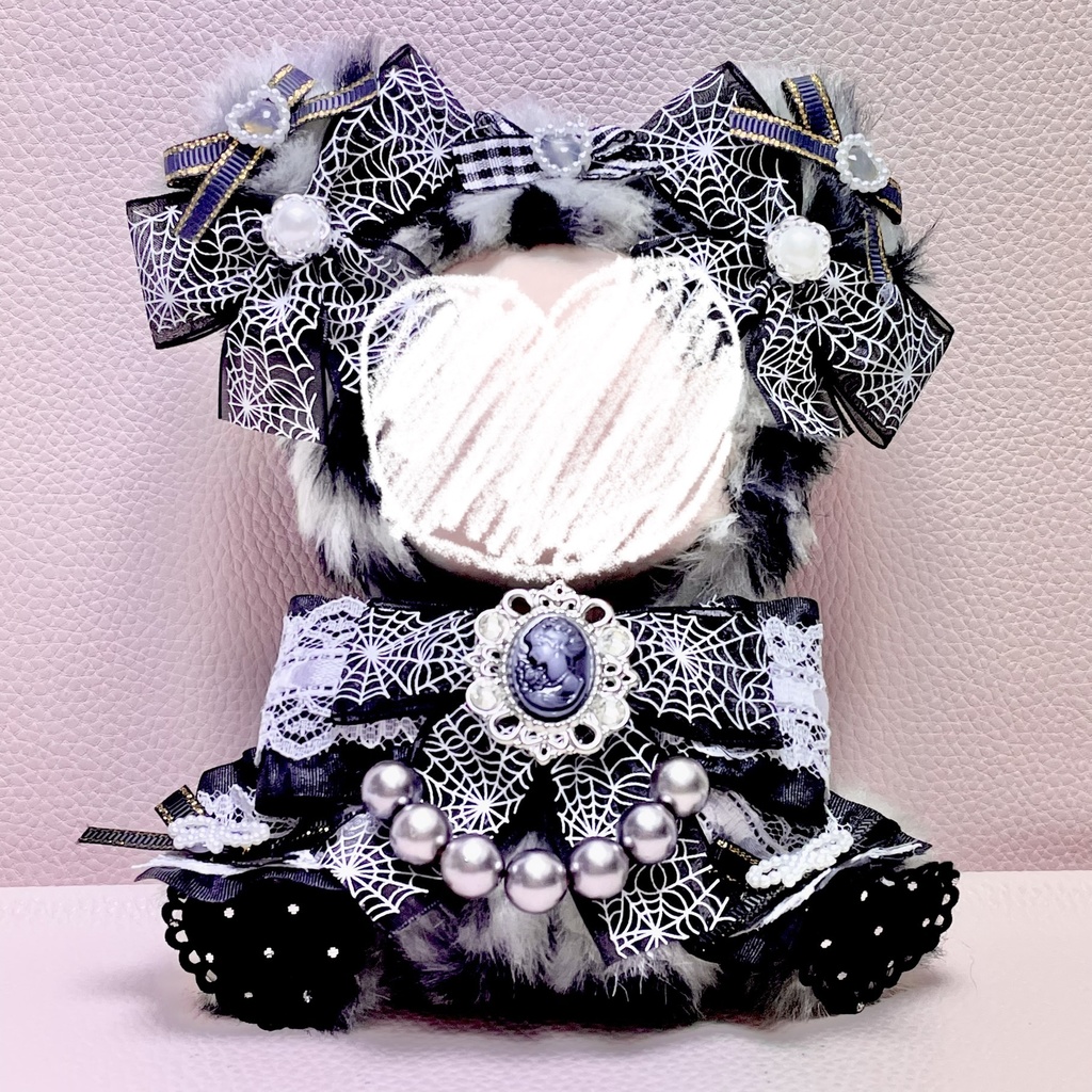 Sサイズぬい服🖤🕸🐆Gothic gray leopard