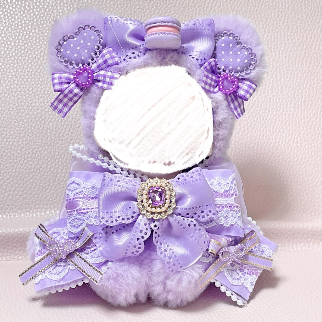 Sサイズぬい服🍇cassis grape macaron(裏地あり)