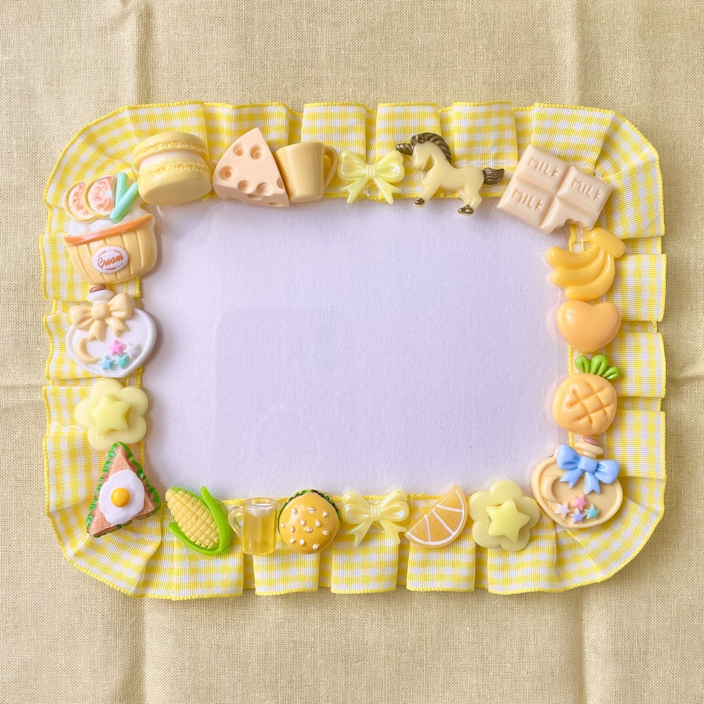 L判硬質カードデコケース🍋💛Yellow Assort