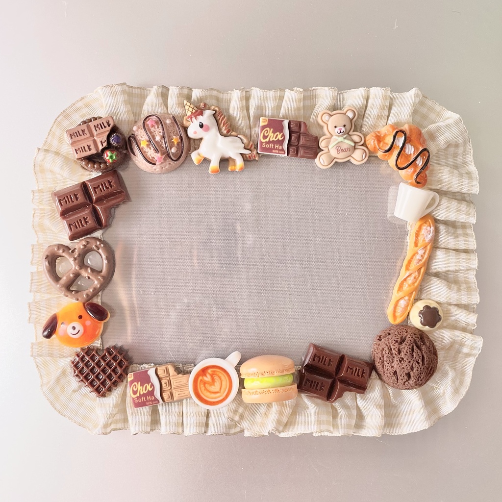 L判硬質カードケースデコ🍫🤎milk chocolate assort