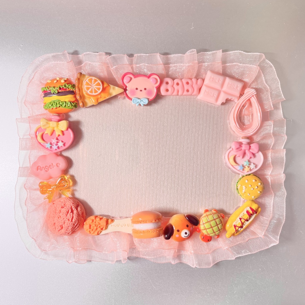 L判硬質カードケースデコ🧡Orange assort