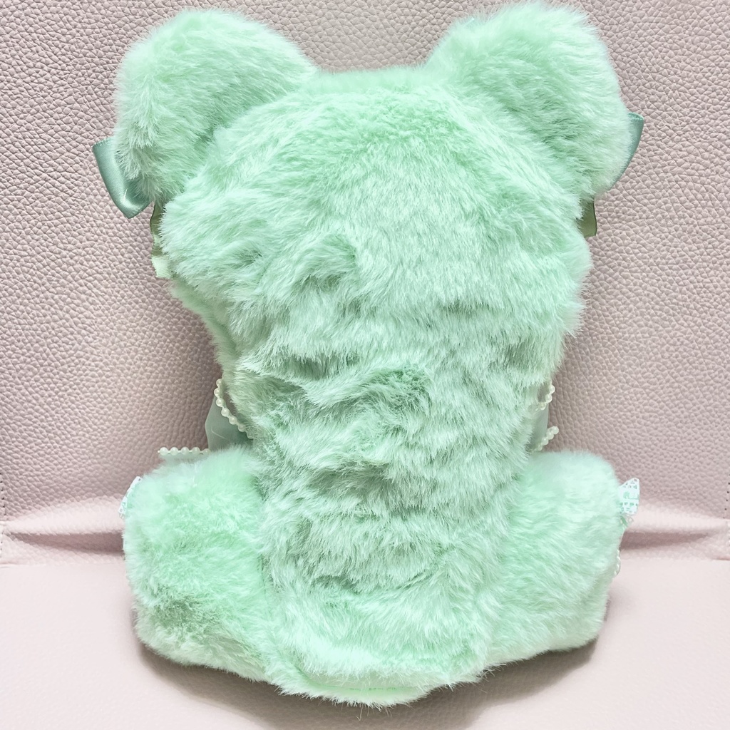 Mサイズぬい服💚pure bijou ribbon pastel green(裏地あり)