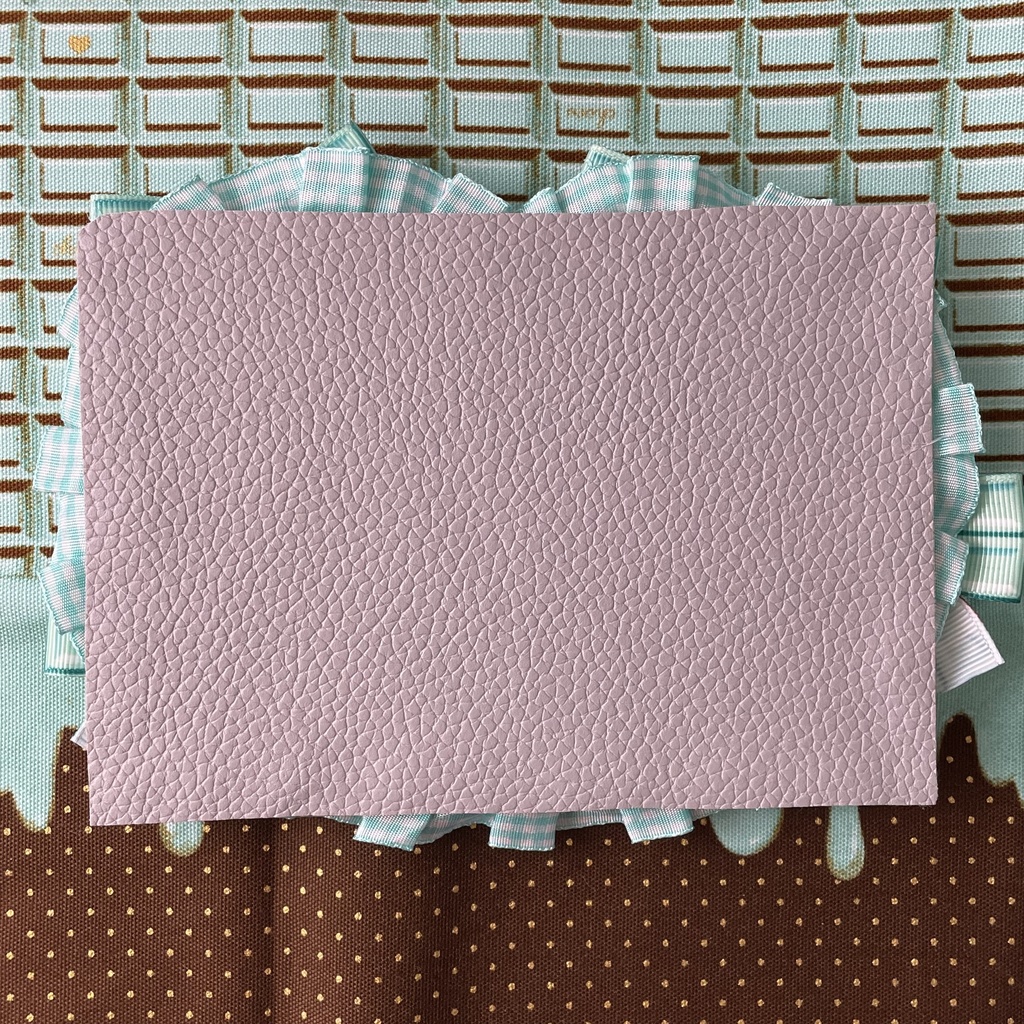 ポストカードサイズ硬質カードケースデコ🌱🍫Mint chocolate