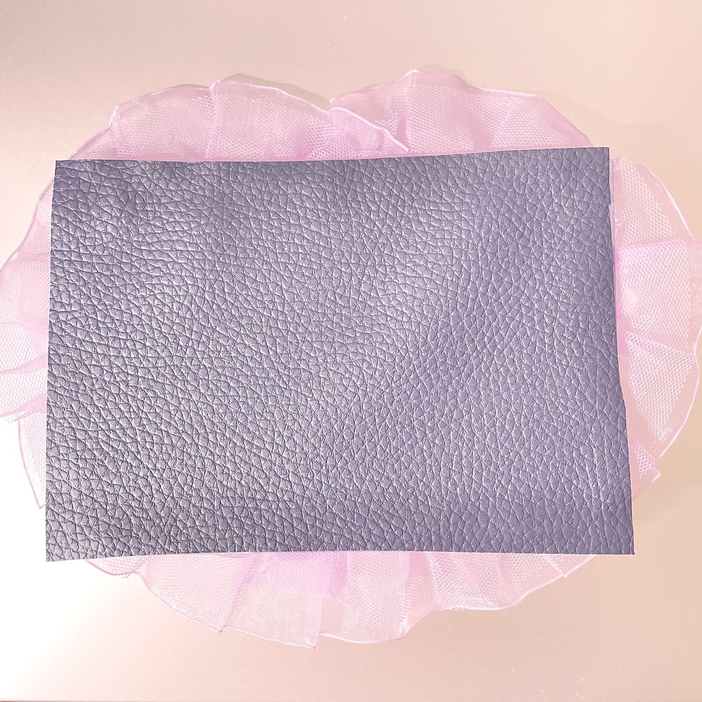 ポストカードサイズ硬質カードケースデコ💜purple assort