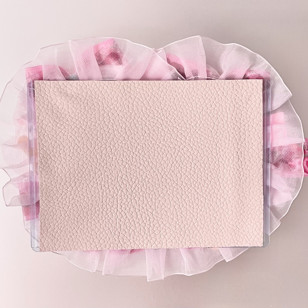 ポストカードサイズ硬質カードケースデコ💖🍫strawberry chocolate