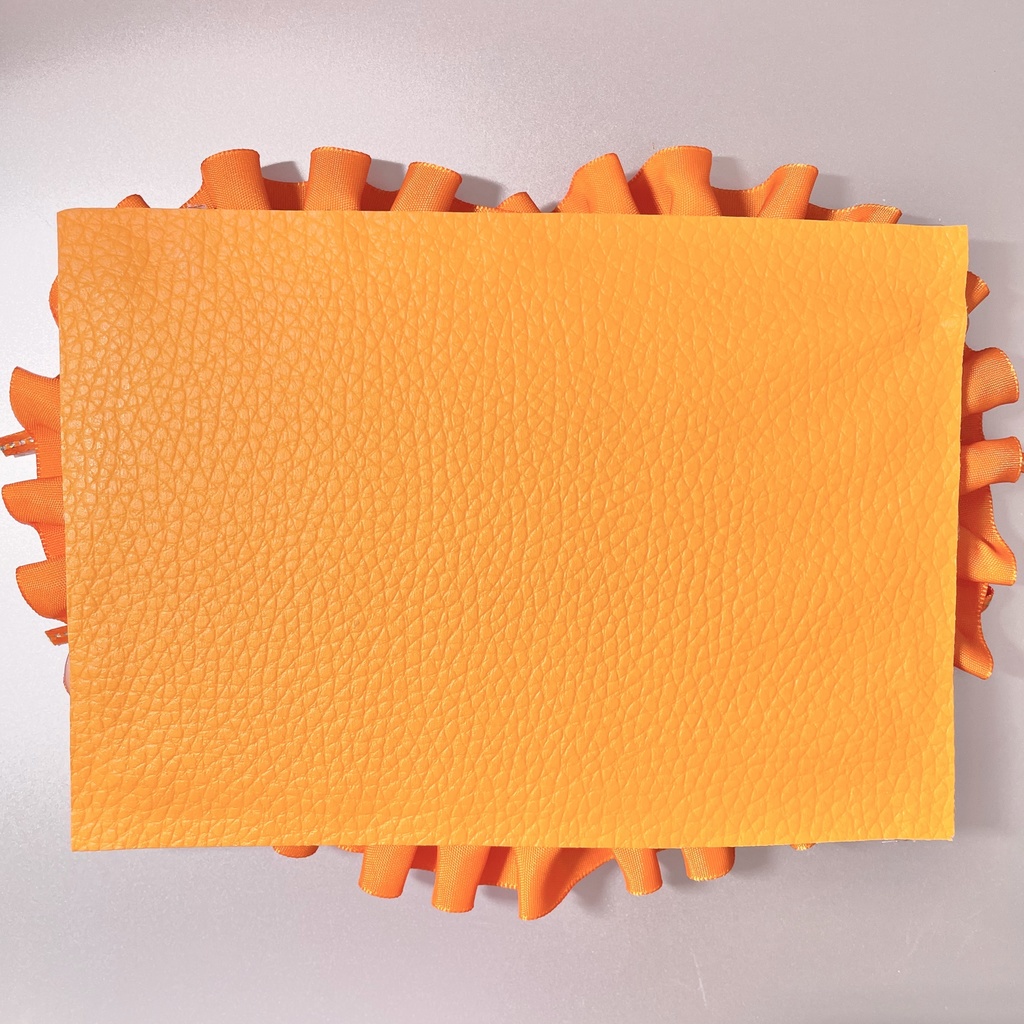 ポストカードサイズ硬質カードケースデコ🧡Orange cream