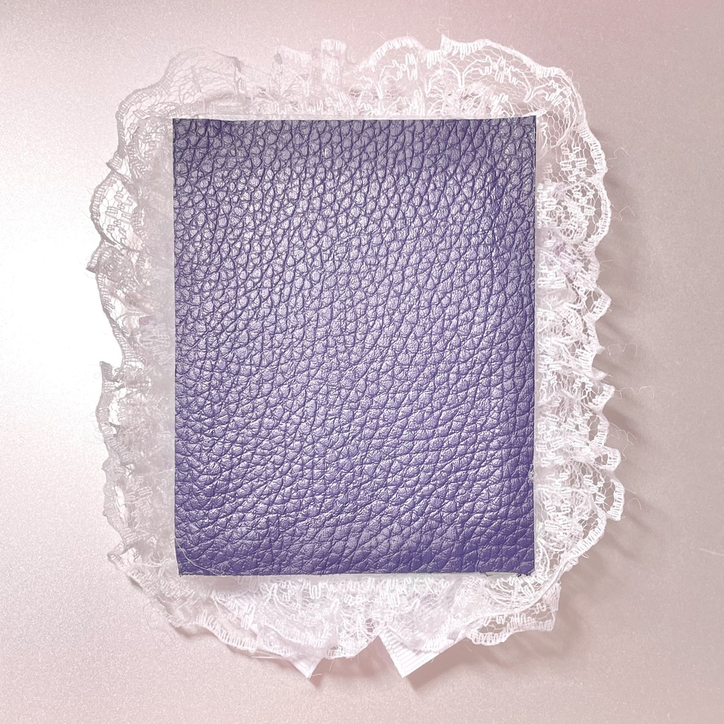 B8サイズ硬質カードケースデコ🍇Grape chocolate