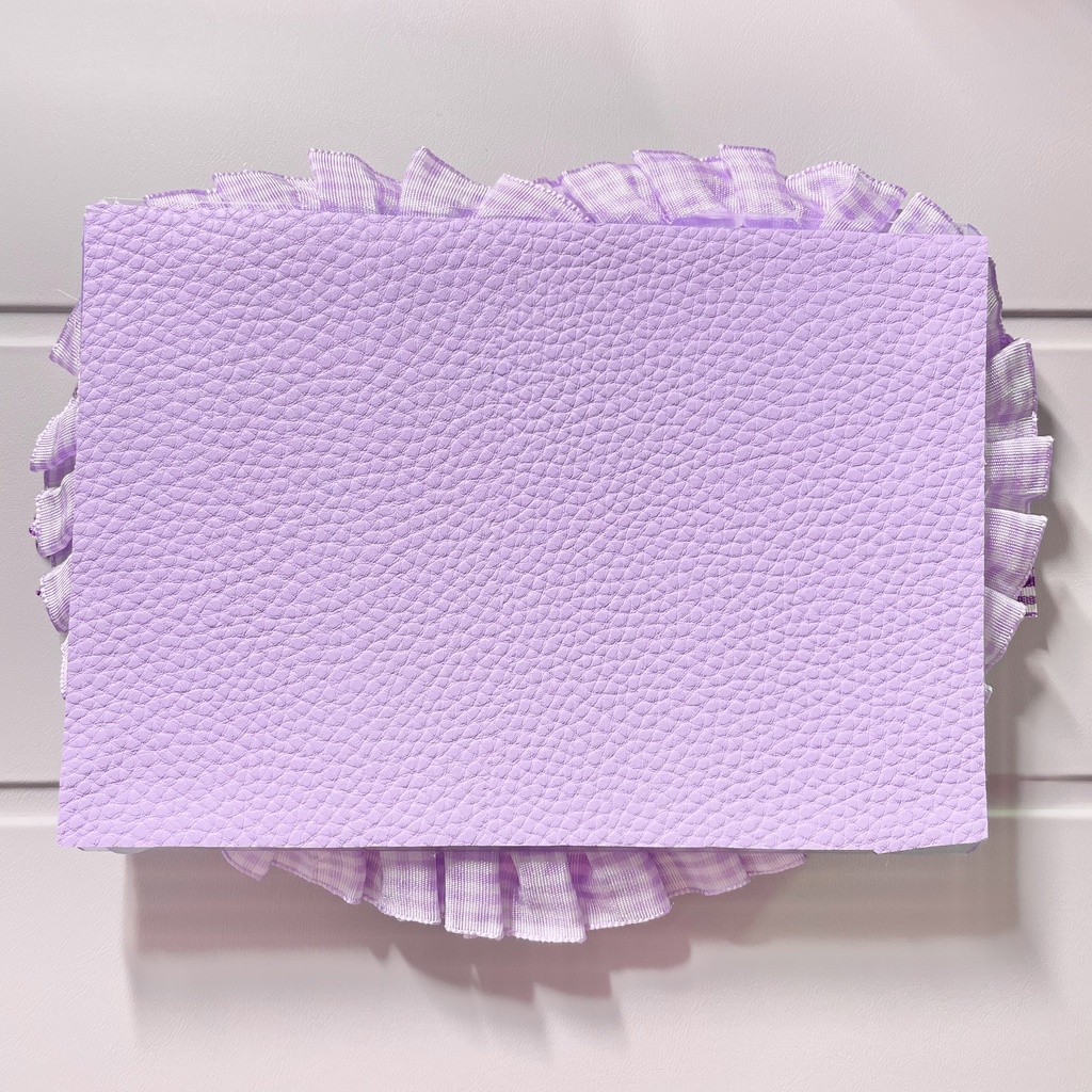 ポストカードサイズ硬質カードケースデコ🍇Grape whip cream②