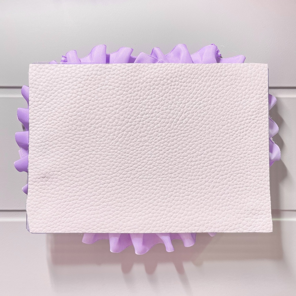 ポストカードサイズ硬質カードケースデコ🍇Grape whip cream①