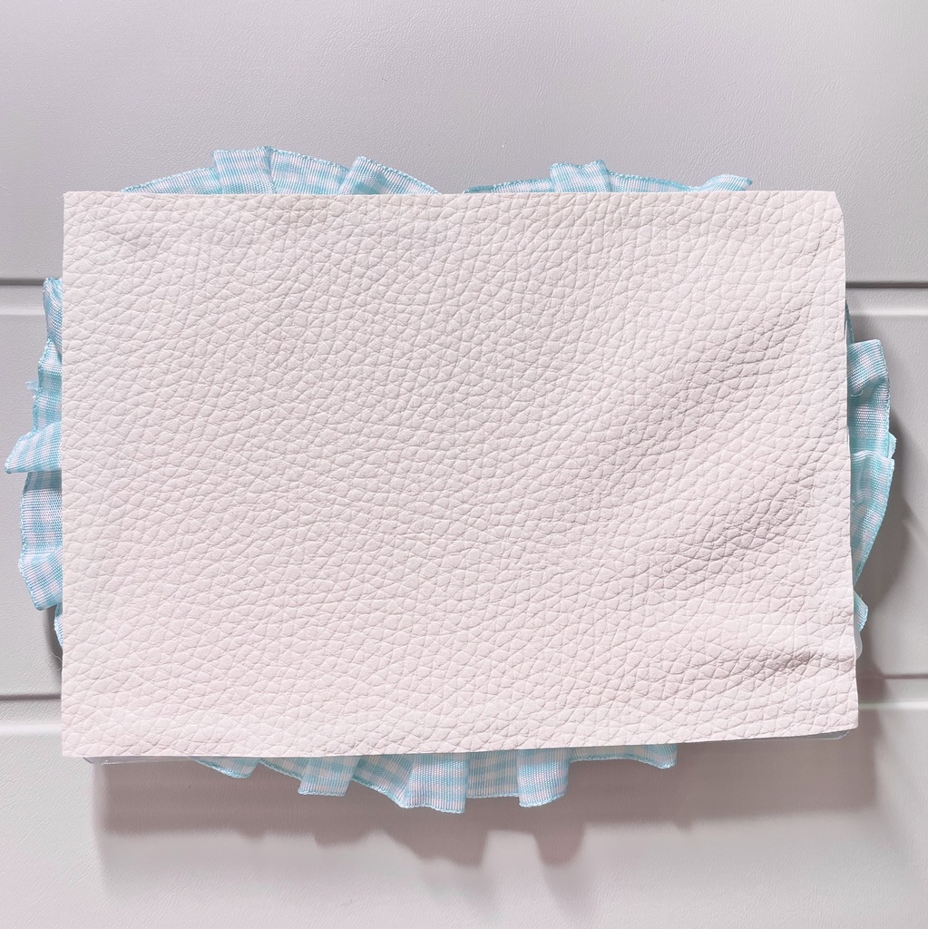 ポストカードサイズ硬質カードケースデコ🌱Mint whip cream