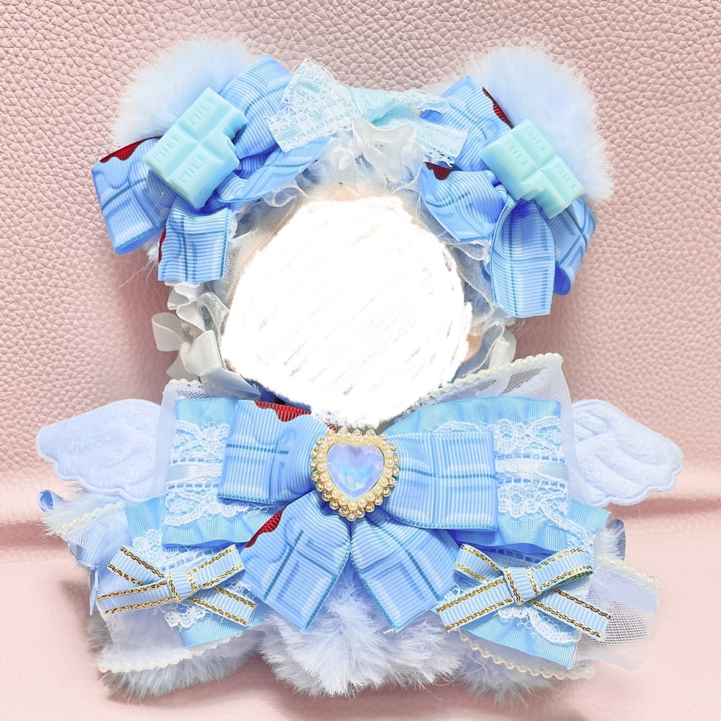※S -サイズぬい服💠🍫skyblue mint chocolate angel(裏地あり)
