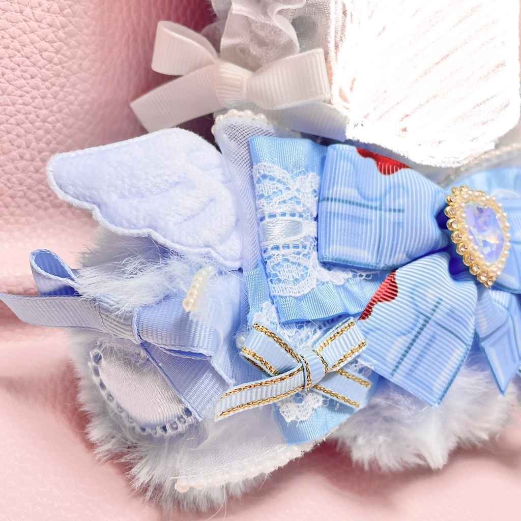 ※S -サイズぬい服💠🍫skyblue mint chocolate angel(裏地あり)