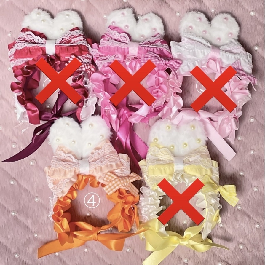 Sサイズ&SM中間サイズ兼用ぬい服🎀🐇うさ耳ヘッドドレス