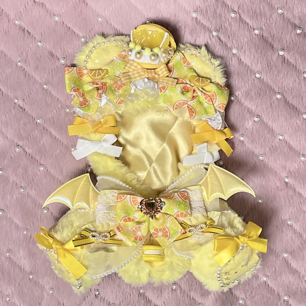 Mサイズぬい服🍋🦇citron macaron devil(裏地あり)