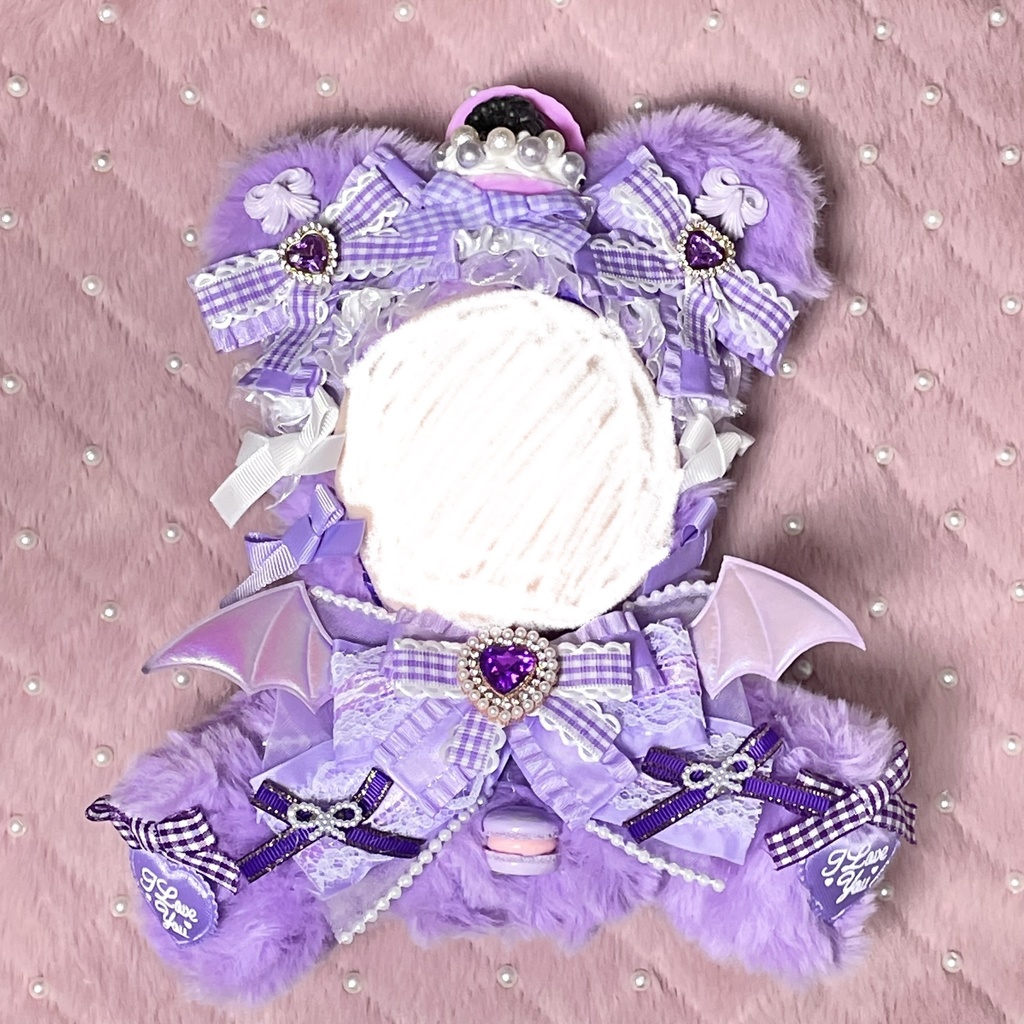 Mサイズぬい服🍇🦇cassis macaron devil(裏地あり)