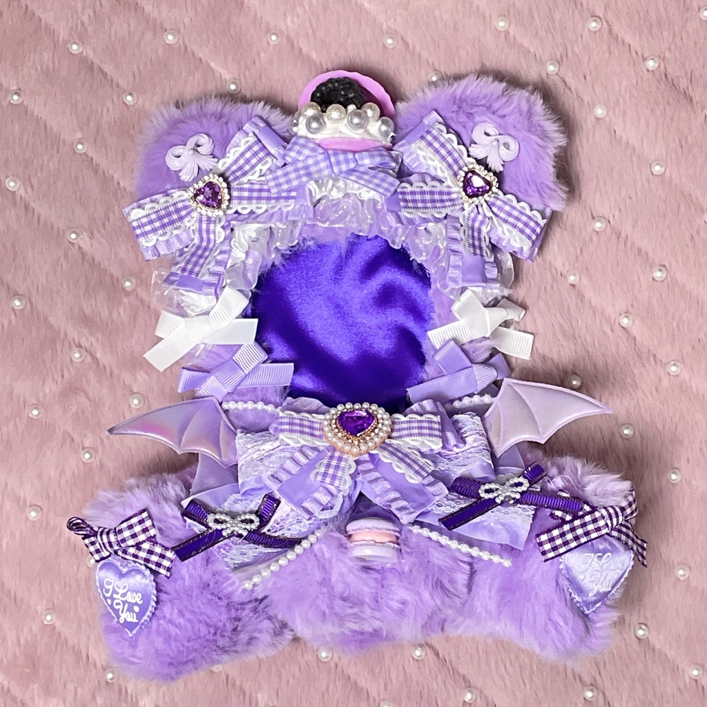 Mサイズぬい服🍇🦇cassis macaron devil(裏地あり)