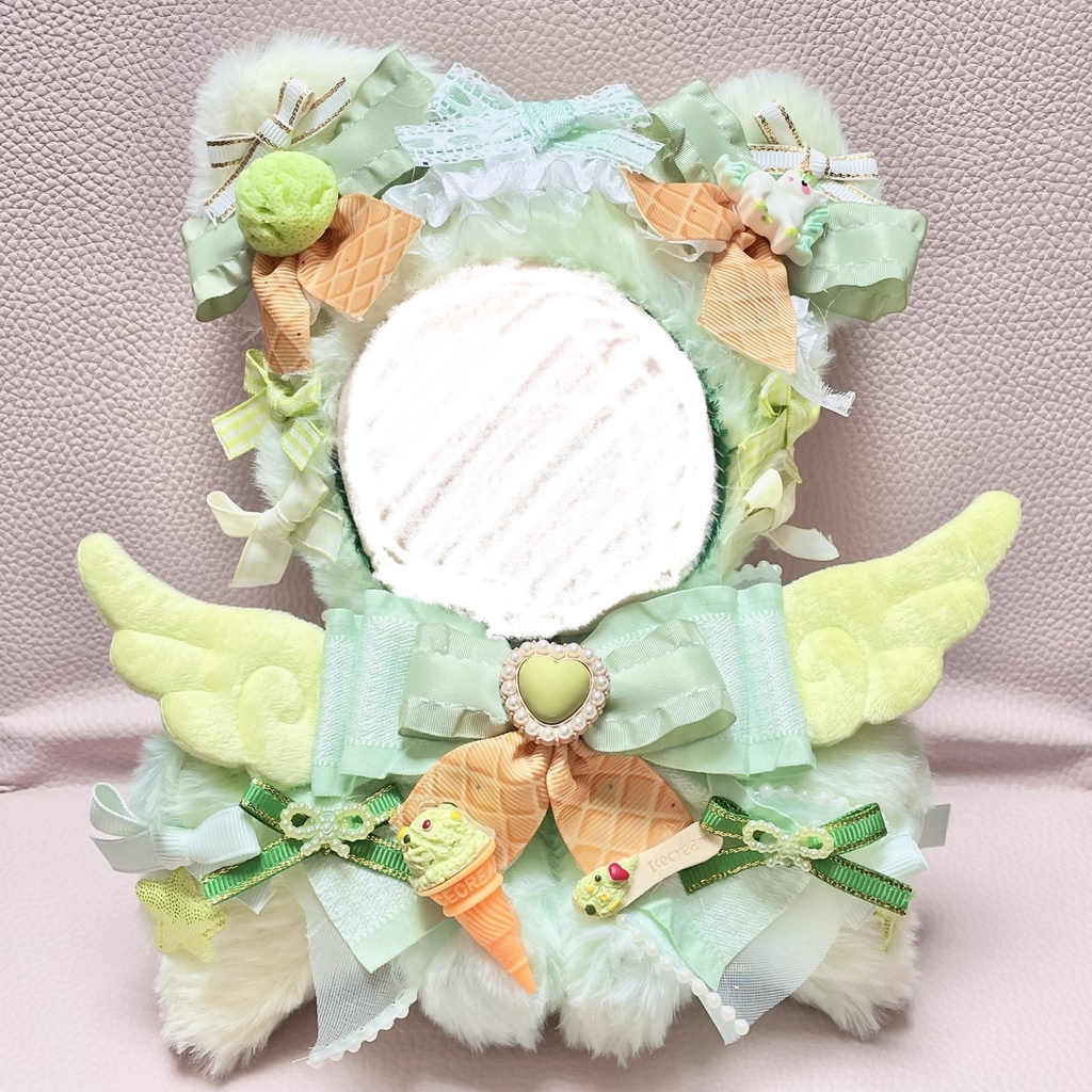 Mサイズぬい服🦄🍨🍈Unicorn icecream melon marble(裏地あり)