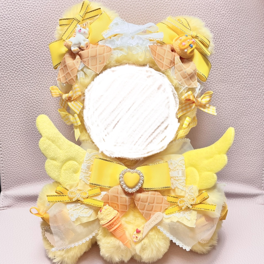 Mサイズぬい服🦄🍨🍋Unicorn icecream lemon(裏地あり)