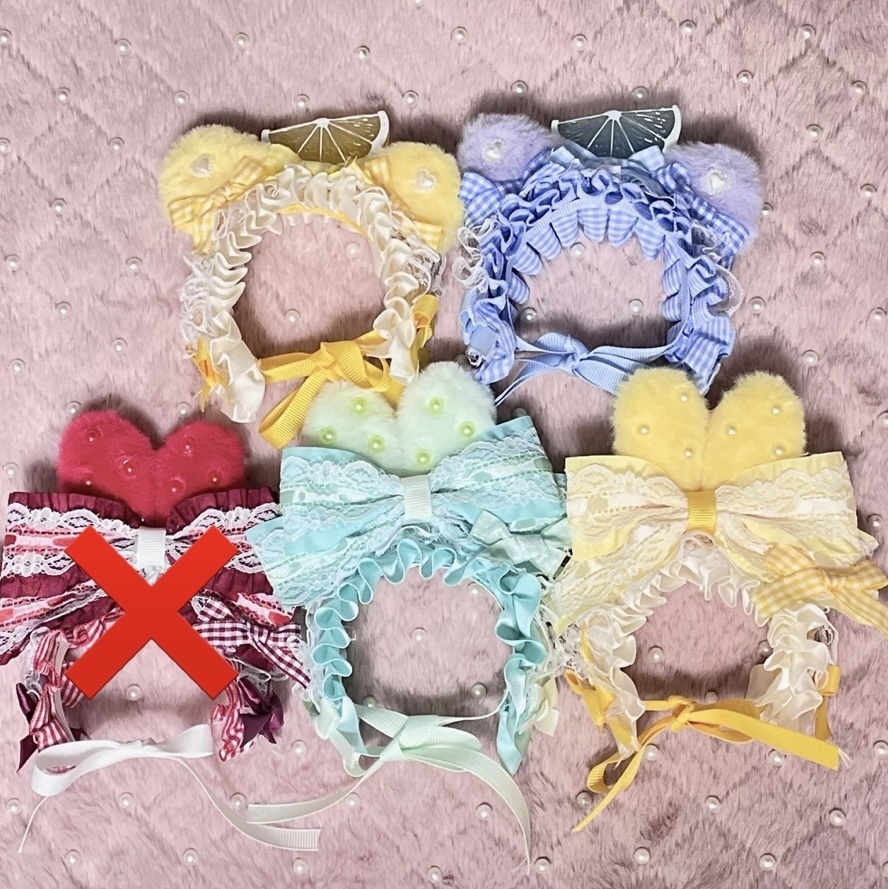 Sサイズ&SM中間サイズ兼用ぬい服🐈🐇ヘッドドレス