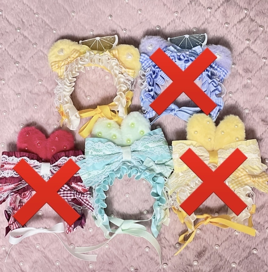 Sサイズ&SM中間サイズ兼用ぬい服🐈🐇ヘッドドレス