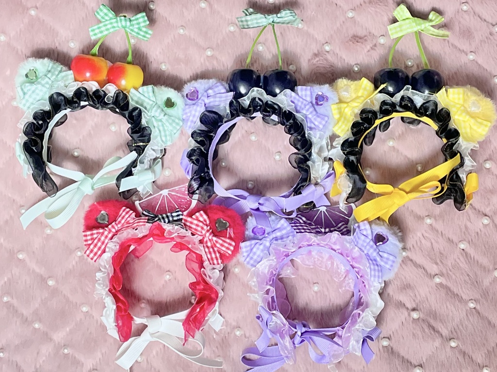 Sサイズぬい服🍒🍋fruits headdress