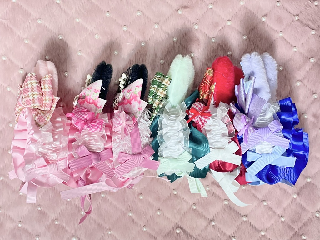 Sサイズ&SM中間サイズ兼用ぬい服🐇Bunny headdress