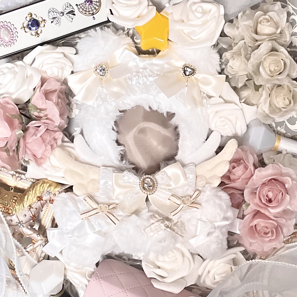 Mサイズぬい服♡Cream cherubim(裏地あり)