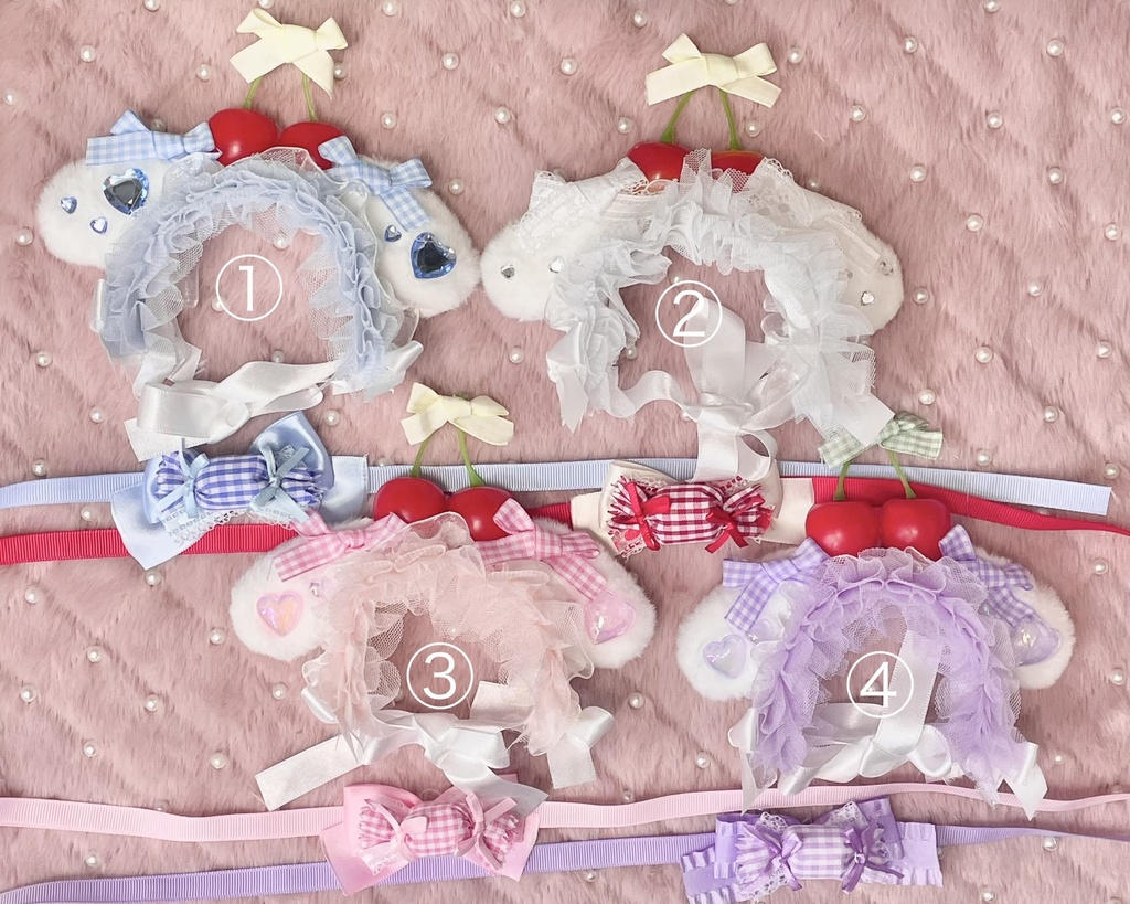 🩰🫧🍒tulle cherry series Sサイズ&SM中間サイズ兼用ぬい服