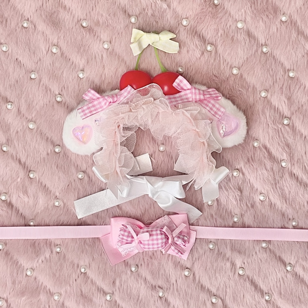 🩰🫧🍒tulle cherry series Sサイズ&SM中間サイズ兼用ぬい服