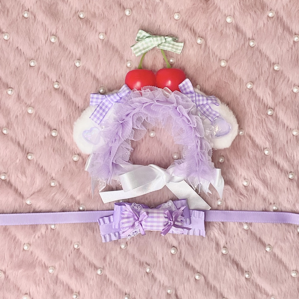 🩰🫧🍒tulle cherry series Sサイズ&SM中間サイズ兼用ぬい服