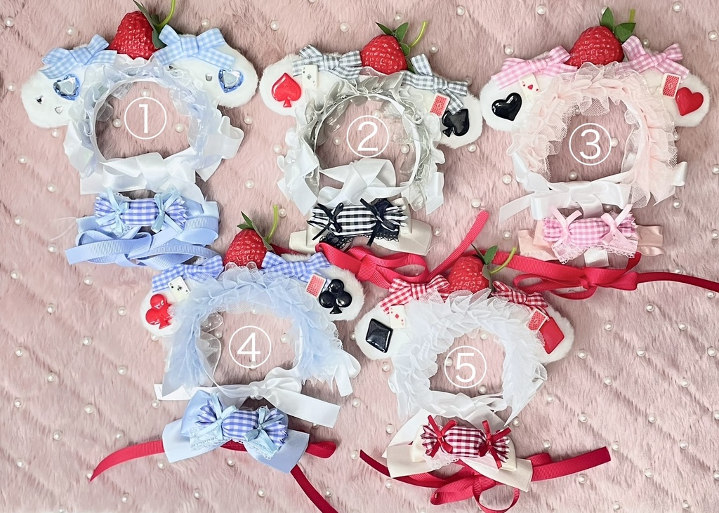 Alice strawberry series💠♥️♦️♠️♣️ Sサイズ&SM中間サイズ兼用ぬい服