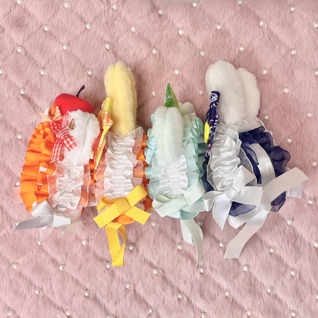 vivid à la carte🍎🍊🍋💚🌃 Sサイズ&SM中間サイズ兼用ぬい服