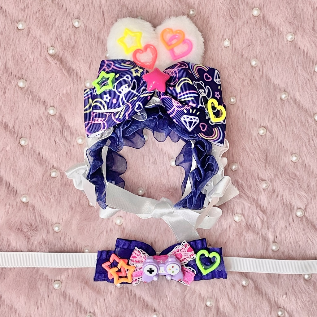 vivid à la carte🍎🍊🍋💚🌃 Sサイズ&SM中間サイズ兼用ぬい服