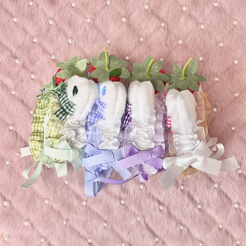 🍓🐈strawberry cat Sサイズ&SM中間サイズ兼用ぬい服