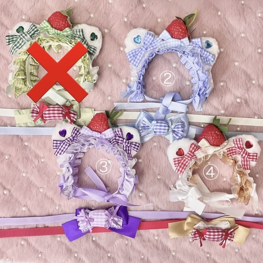 🍓🐈strawberry cat Sサイズ&SM中間サイズ兼用ぬい服