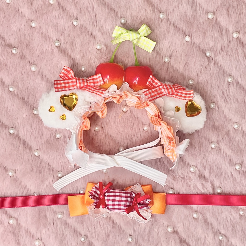 ✨🍒Bright cherry Sサイズ&SM中間サイズ兼用ぬい服