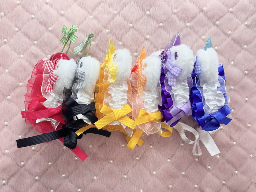 Sサイズ&SM中間サイズぬい服🍒🍋fruits headdress