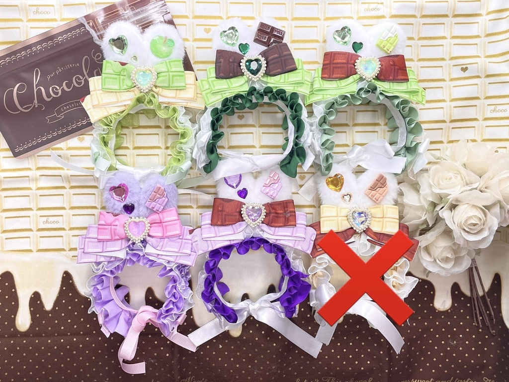 Sサイズ&SM中間サイズぬい服chocolate headdress vol3