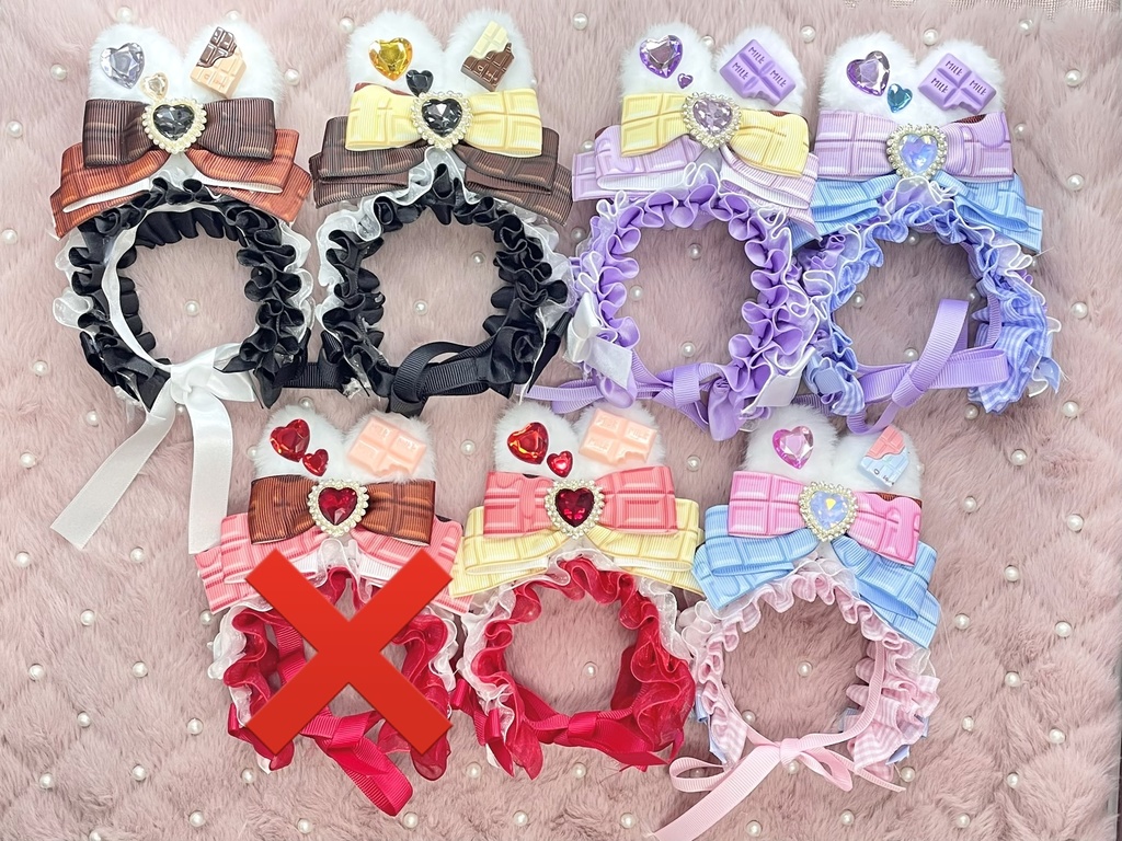 Sサイズ&SM中間サイズぬい服chocolate headdress vol6