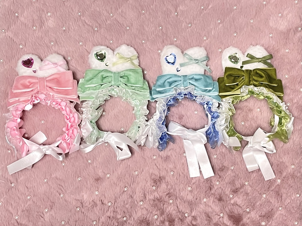 Velours ribbon headdress