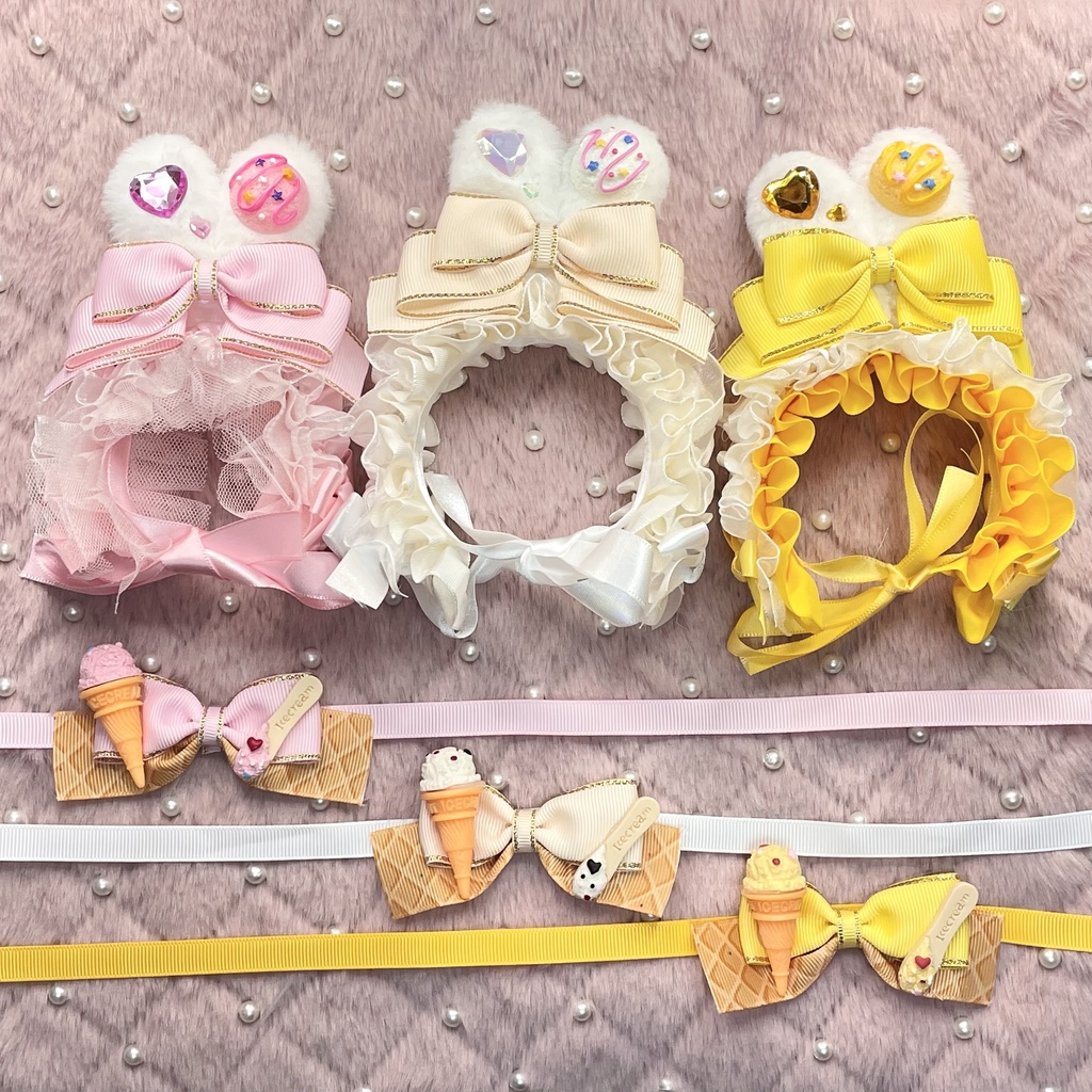 ice cream headdress🍨🎀vol1