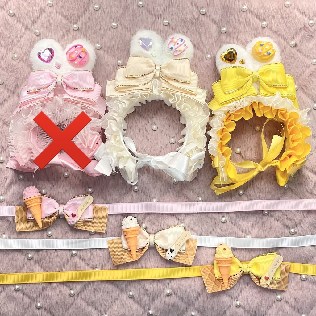 ice cream headdress🍨🎀vol1