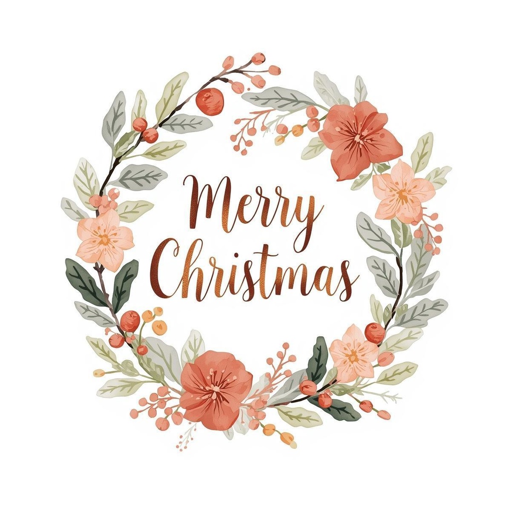 【水彩ガーリー】クリスマス クリップアート20点セット