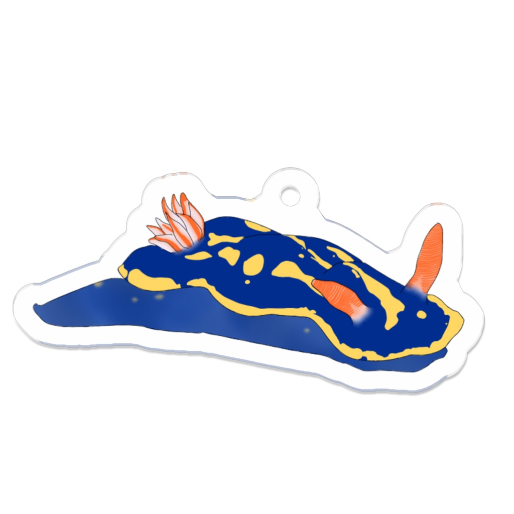 アオウミウシ アクリルキーホルダー