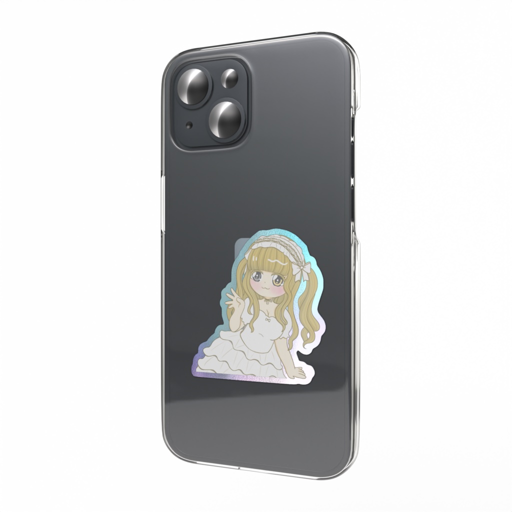 天使ちゃんオーロラステッカー