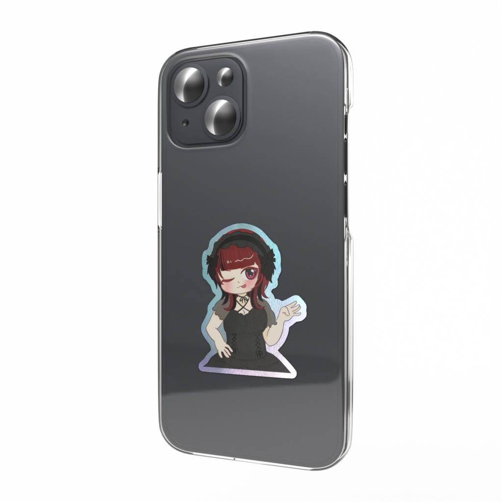 悪魔ちゃんオーロラステッカー