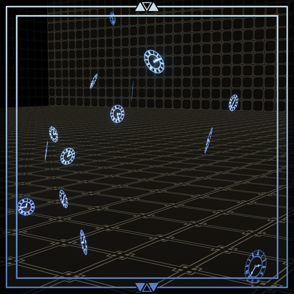 【Unity/VRChat パーティクル】Keeper of Time - Clock Aura