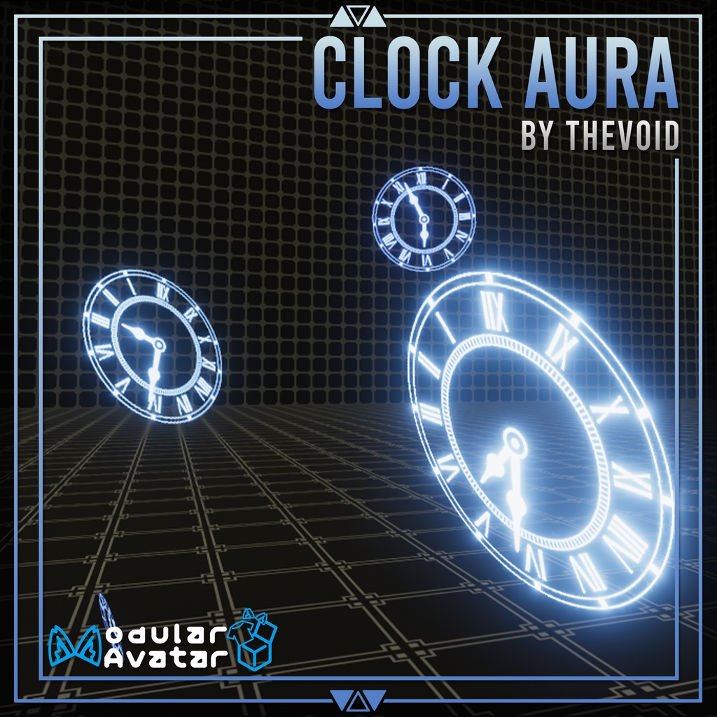【Unity/VRChat パーティクル】Keeper of Time - Clock Aura