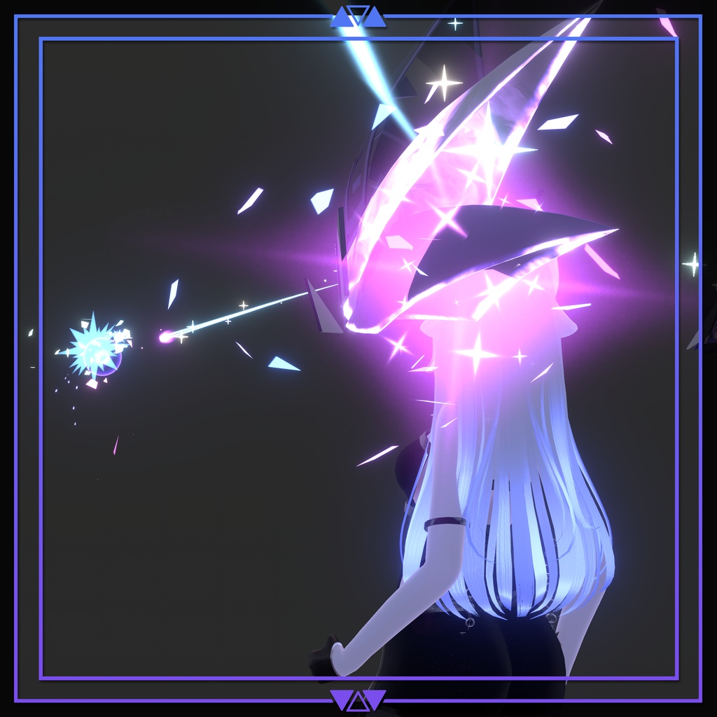 【Unity/VRChat パーティクル】Void's Crystal Cannons